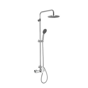Μπαταρία Ντουζιέρας Με Στήλη Ντούζ Modea Optima Χρωμέ 00-02956